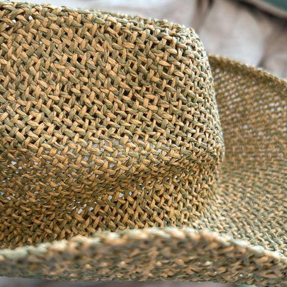 NWT American Threads cowboy straw beach hat - Picture 7 of 7
